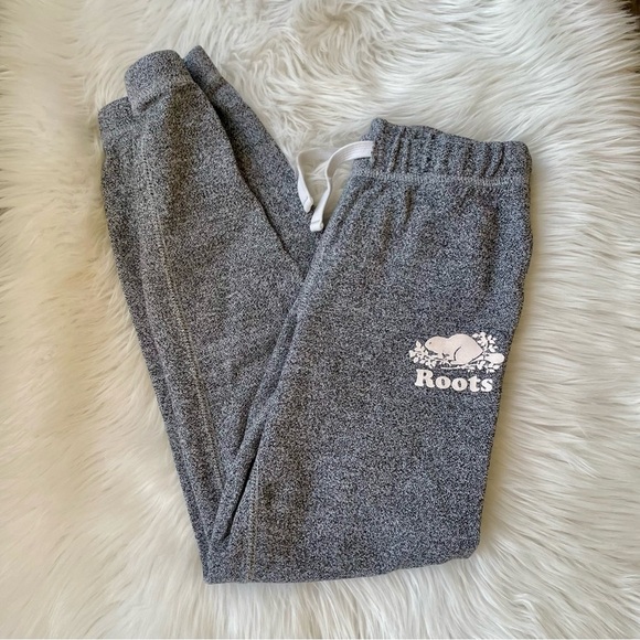 Roots Kids Original Roots Sweatpants - Salt & Pepper - Size 12 - Unisex - Picture 3 of 8